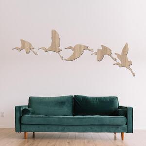 Dřevo života | Dřevěná dekorace létajících Labutí | Rozměry (cm): Menší | Barva: Třešeň