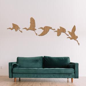 Dřevo života | Dřevěná dekorace létajících Labutí | Rozměry (cm): Menší | Barva: Horský dub
