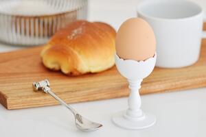 Alessi designové plastové držáky na vajíčka se lžičkou Dressed