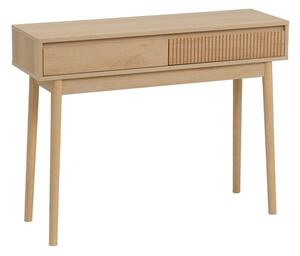 Konzolový stolek v přírodní barvě 30x100 cm Iona – Casa Selección