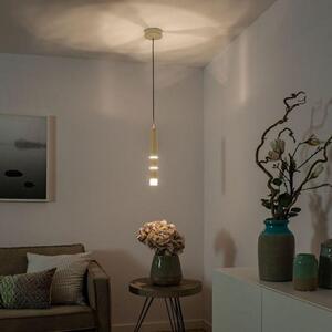 Paul Neuhaus Závěsné LED svítidlo PURE VEGA, 12W, ø 20 cm, 3000K Barva: Mosaz