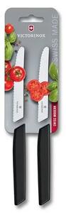 VICTORINOX Sada 2 ks nožů na rajčata Swiss Modern 11 cm černá