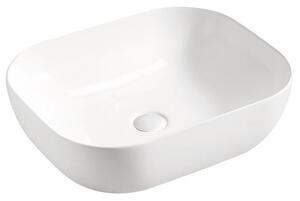 Comad Smile umyvadlo 50x40 cm obdélníkový na pult bílá UM-6254SMILE50DP