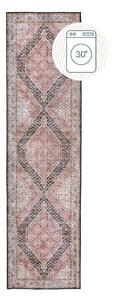 Růžový pratelný běhoun 60x230 cm Briony Traditional – Flair Rugs