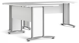 Rohový kancelářský stůl Prima 80400/72 bílý - TVI