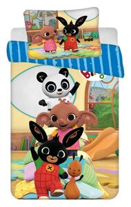 Bavlněné dětské povlečení do postýlky 100x135 cm Bing Bunny "Tower" – Jerry Fabrics