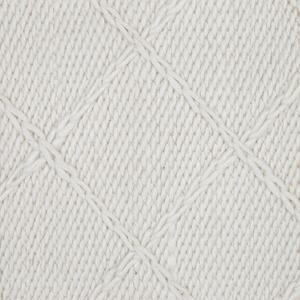 Vlněný špinavě bílý koberec 140 x 200 cm ELLEK