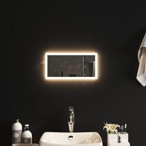 Koupelnové zrcadlo s LED osvětlením 40 x 20 cm