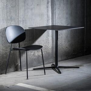 Výprodej Infiniti designové židle Tondina Pop Chair (konstrukce černá, kůže černá)