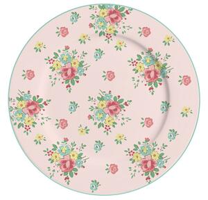 Porcelánový dezertní talíř růžový Abby 19 cm (ISABELLE ROSE)