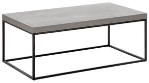 Konferenční stolek, černý betonovým efektem DELANO