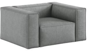-25 % Dny MOMENTI– Cosmopolitan Design Šedé křeslo Aveiro