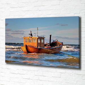 Moderní obraz canvas na rámu Rybářská loď oc-52330479