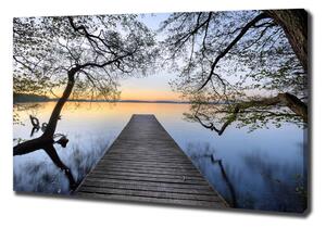 Foto obraz canvas Molo nad jezerem oc-52395962
