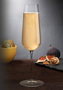 Nude designové sklenice Stem Zero na šampaňské Small