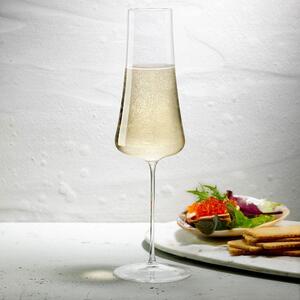Nude designové sklenice Stem Zero na šampaňské Medium