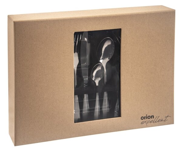 Nerezový příbor 24 ks ve stříbrné barvě Satin – Orion