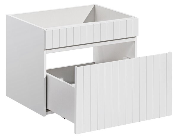 Comad Iconic White skříňka 60x45.6x46 cm pod umyvadlo závěsná bílá ICONIC WHITE 82-60-D-1S