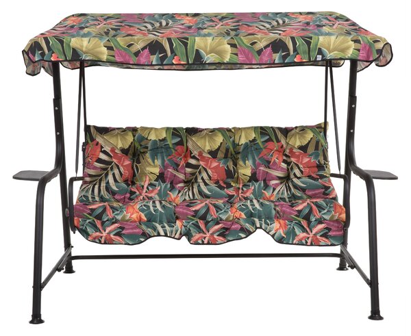 Zahradní houpačka Hawaii Black Edition s bočními stolky G052-23IB PATIO 461461