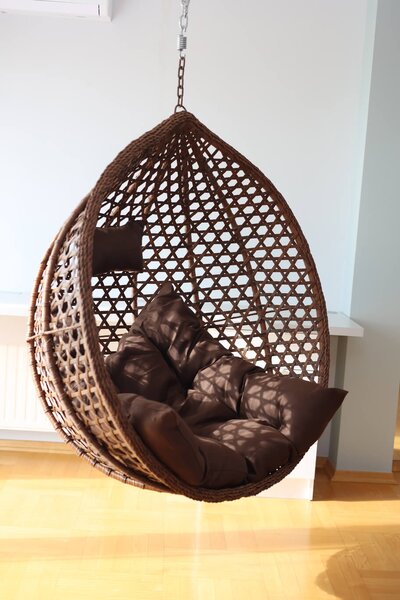 Závěsný koš TROPICAL Brown (bez kovové kostrukce bez podstavce) TROP-BR