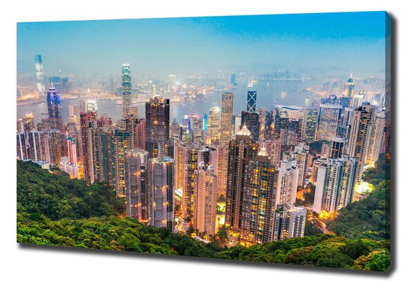 Moderní fotoobraz canvas na rámu Hongkong oc-52987646