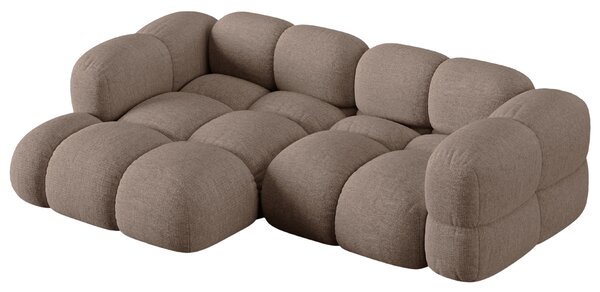 -25 % Dny MOMENTI– Cosmopolitan Design Světle hnědá rohová pohovka Loretto 250 cm, levá