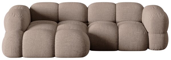 -25 % Dny MOMENTI– Cosmopolitan Design Světle hnědá rohová pohovka Loretto 250 cm, levá