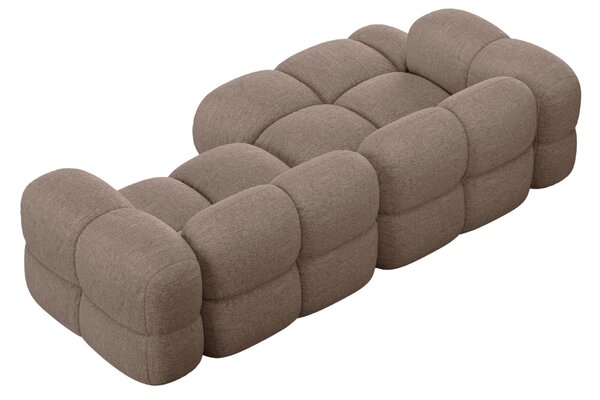 -25 % Dny MOMENTI– Cosmopolitan Design Světle hnědá rohová pohovka Loretto 250 cm, levá
