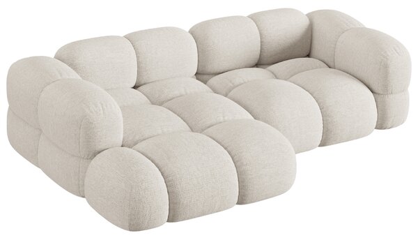 -25 % Dny MOMENTI– Cosmopolitan Design Béžová rohová pohovka Loretto 250 cm, levá