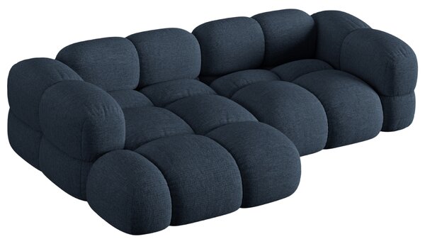 -25 % Dny MOMENTI– Cosmopolitan Design Tmavě modrá rohová pohovka Loretto 250 cm, levá