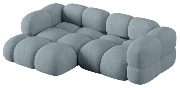 -25 % Dny MOMENTI– Cosmopolitan Design Světle modrá rohová pohovka Loretto 250 cm, levá