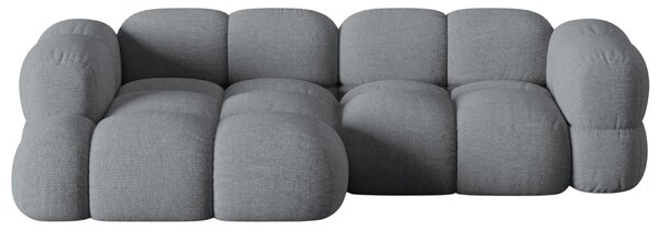 -25 % Dny MOMENTI– Cosmopolitan Design Šedá rohová pohovka Loretto 250 cm, levá