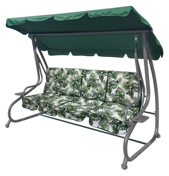 Zahradní houpačka 8078 NEW s motivem listů R-8078.LISCIE