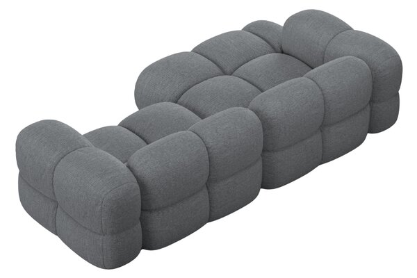 -25 % Dny MOMENTI– Cosmopolitan Design Šedá rohová pohovka Loretto 250 cm, levá