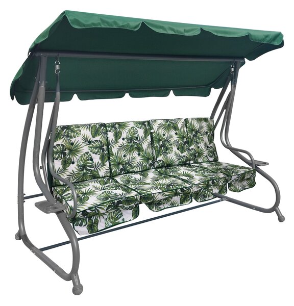 Zahradní houpačka 8078 NEW s motivem listů R-8078.LISCIE