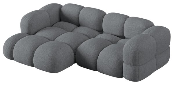 -25 % Dny MOMENTI– Cosmopolitan Design Šedá rohová pohovka Loretto 250 cm, levá