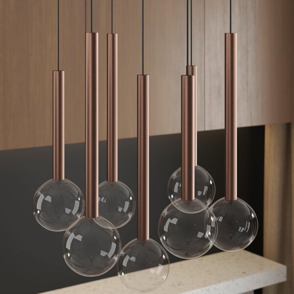ZÁVĚSNÉ LED SVÍTIDLO, 40/180 cm Dieter Knoll - Závěsná LED svítidla