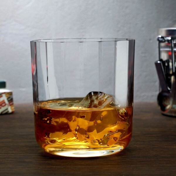 Nude designové sklenice na whisky Neo