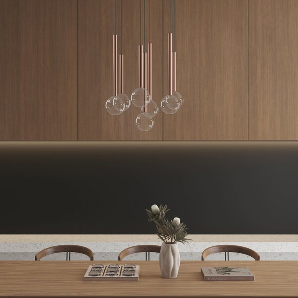 ZÁVĚSNÉ LED SVÍTIDLO, 40/180 cm Dieter Knoll - Závěsná LED svítidla