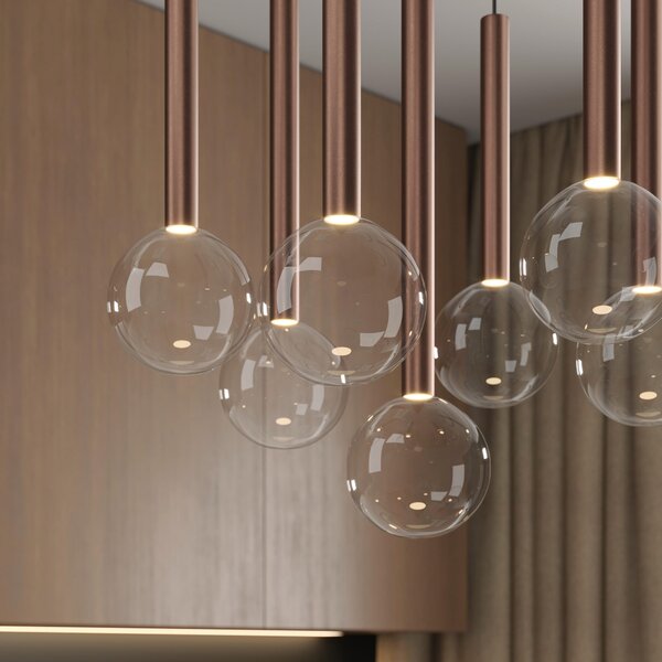 ZÁVĚSNÉ LED SVÍTIDLO, 40/180 cm Dieter Knoll - Závěsná LED svítidla