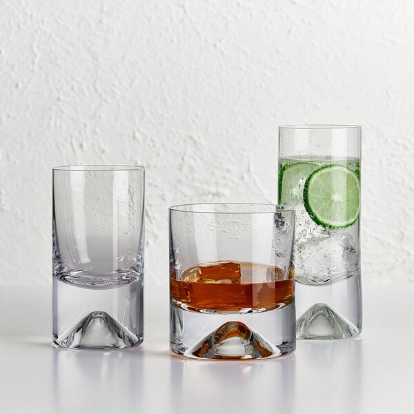 Nude designové sklenice na vodu Low Ball Glasses No.9