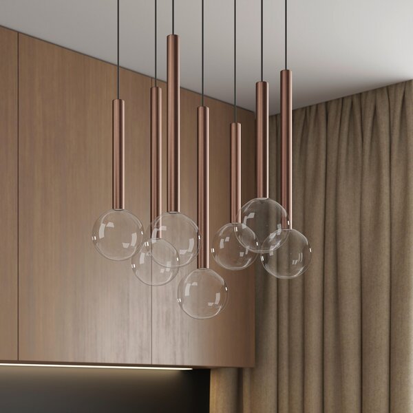 ZÁVĚSNÉ LED SVÍTIDLO, 40/180 cm Dieter Knoll - Závěsná LED svítidla