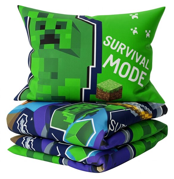 Dětské povlečení MINECRAFT MOOD barevné Rozměr povlečení: 70 x 80 cm | 140 x 200 cm