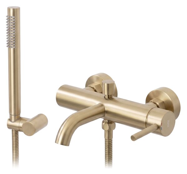 Vanová baterie REA LUNGO Brush Gold