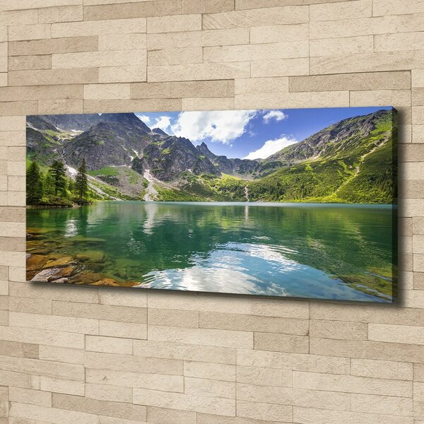 Moderní obraz canvas na rámu Mořské oko Tatry oc-54050852