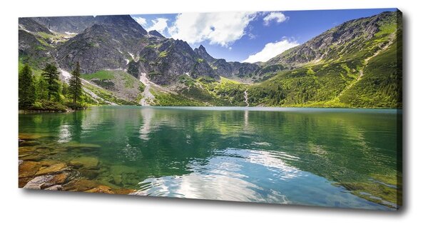 Moderní obraz canvas na rámu Mořské oko Tatry oc-54050852