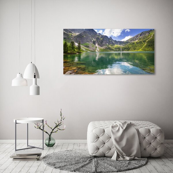 Moderní obraz canvas na rámu Mořské oko Tatry oc-54050852