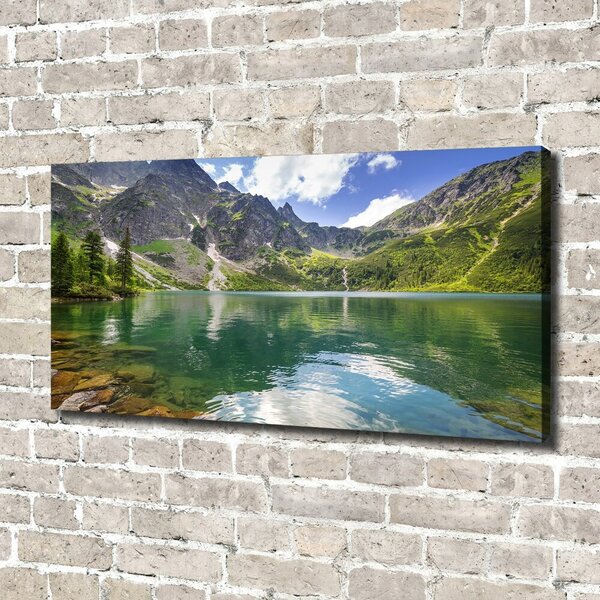 Moderní obraz canvas na rámu Mořské oko Tatry oc-54050852