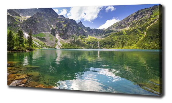 Moderní obraz canvas na rámu Mořské oko Tatry oc-54050852