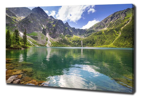 Moderní obraz canvas na rámu Mořské oko Tatry oc-54050852